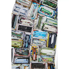 Miroir mural bohème avec cadre en velours, cadre en magazines recyclés fait main, aucun assemblage requis