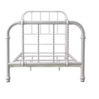 DHP Jenny Lind Metal Bed, White, Twin