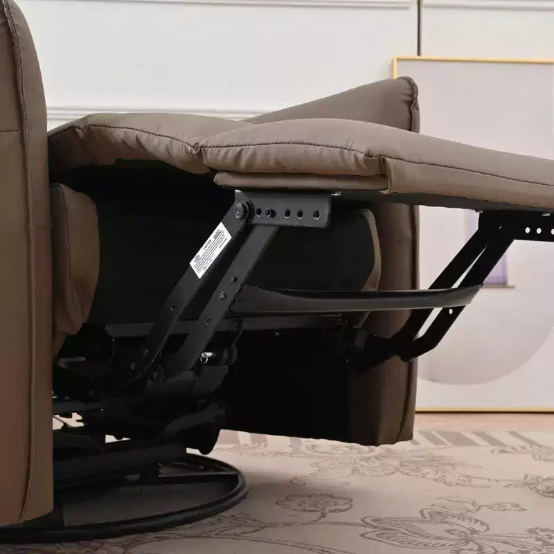 Power Rocking Recliner Chair with 270 Swivel Side Pocket and Electric Adjustment for Living Room