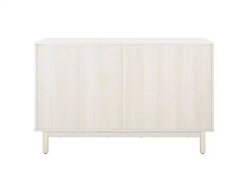 Rattan Mesh 6-Drawer Dresser DRS9600 in Deep Walnut with Gold Pulls