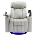 Fauteuil inclinable motorisé de cinéma maison multifonctionnel pivotant à 270°