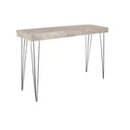 Rectangular Modern Wood Console Table Brown - Olivia & May
