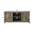 Meuble TV avec porte de grange Middlebrook Firebranch 58 pouces