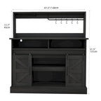 Meuble bas de bar à café Moasis Farmhouse - 38,4 P x 119,9 L x 130,8 H