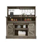 Meuble bas de bar à café Moasis Farmhouse - 38,4 P x 119,9 L x 130,8 H