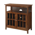 Meuble TV Big Sur Highboy de 40 pouces avec rangements, par Convenience Concepts
