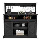 Meuble bas de bar à café Moasis Farmhouse - 38,4 P x 119,9 L x 130,8 H