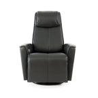 Fauteuil inclinable pivotant en cuir Fjords Urban
