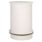 Table d'appoint pivotante rustique de ferme avec tiroir unique et armoire à deux étagères