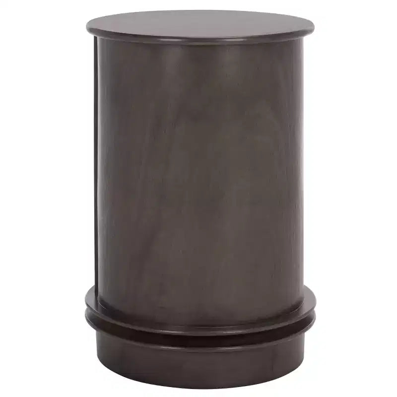 Rustic Farmhouse Swivel Accent Table AMH5712 with Single Drawer and Two-Shelf Cabinet