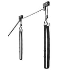 Treuil de levage suspendu pour kayak et canoë pour rangement de garage, capacité de 57 kg