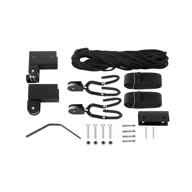 Kayak and Canoe Overhead Lift Hoist for Garage Storage with 125 lb Capacity