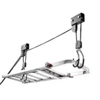 Treuil de levage suspendu pour kayak et canoë pour rangement de garage, capacité de 57 kg