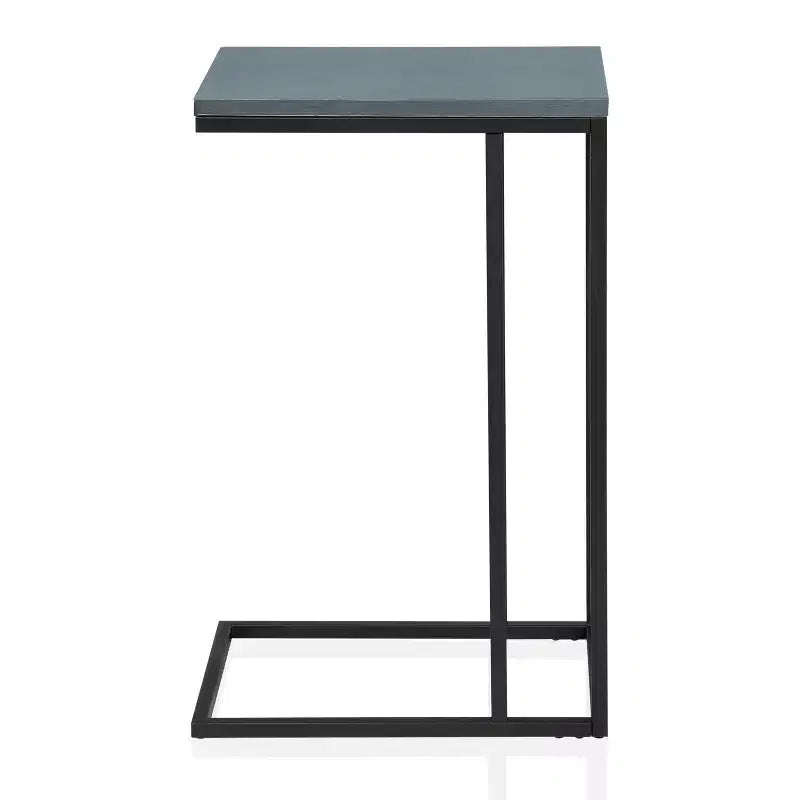 Embo Steel Side Table with Modern Industrial Design for Living Room and Bedroom