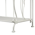 Étagère de Boulanger Pliable Haute à 5 Niveaux en Métal Décoratif pour Intérieur/Extérieur - Or ou Blanc - Roche River Decor
