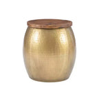 Beaton Drum Side Table with Storage - Powell Company
