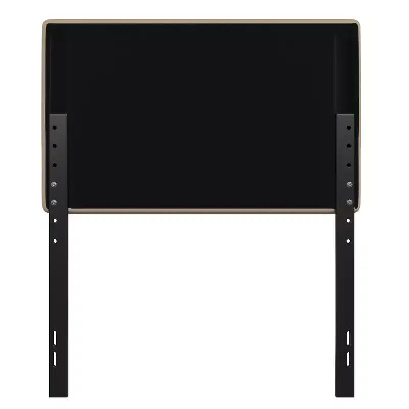 Channel Stitched Upholstered Headboard with Adjustable Height from 44.5 to 57.25 Inches