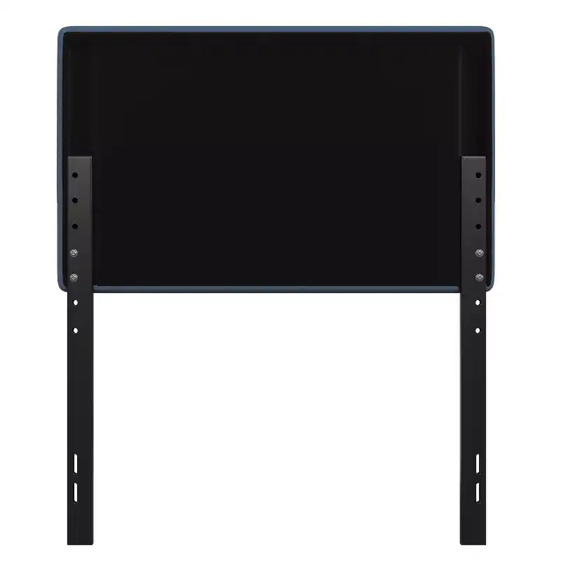 Channel Stitched Upholstered Headboard with Adjustable Height from 44.5 to 57.25 Inches
