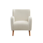 Fauteuil club capitonné moderne avec accoudoirs, canapé simple
