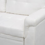 Canapé d'angle réversible avec lit gigogne, méridienne de rangement, pieds durables,