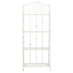 SAFAVIEH Bryn Étagère de boulanger d'extérieur victorienne en fer forgé à 4 niveaux - 63,5 cm l x 38,1 cm P x 160 cm H - 25L x 15P x 63H