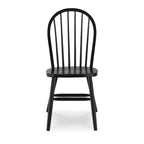 Chaise de salle à manger à dossier fuseau Windsor en bois massif International Concepts
