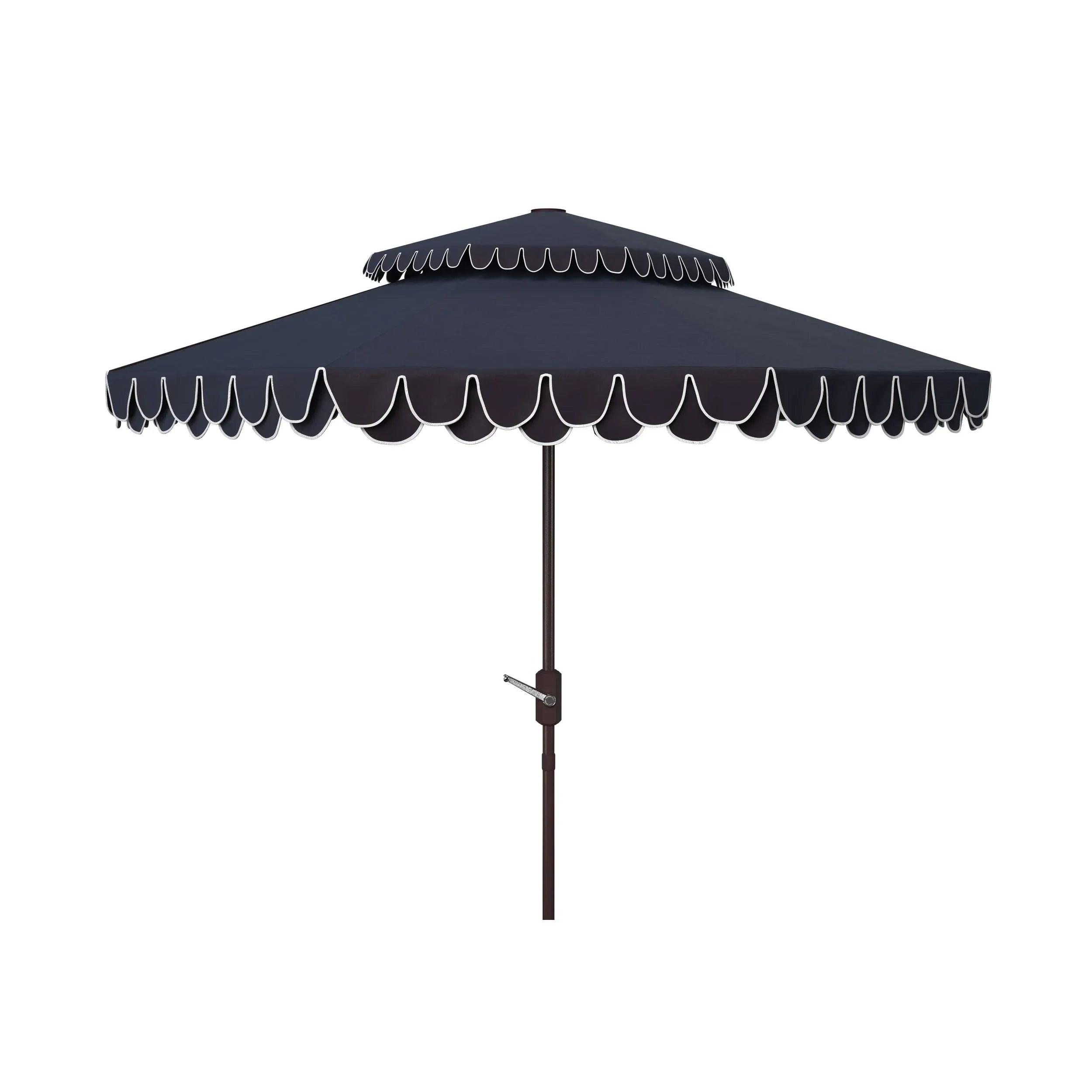 Parasol double-toit d'extérieur Kjerstin Valance 2,74 m