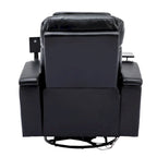 Fauteuil inclinable motorisé de cinéma maison multifonctionnel pivotant à 270°