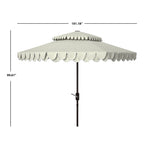 Parasol double-toit d'extérieur Kjerstin Valance 2,74 m