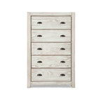 Commode 5 tiroirs en bois massif Montauk Grain Wood Furniture
