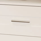 Armoire d'angle avec 2 tringles, un porte-pantalons et un rangement à chaussures