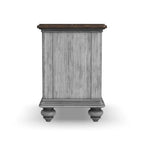 Table d'appoint Plymouth marron en bois par Flexsteel - 16 x 23 x 23