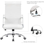 Chaise de bureau Homall nervurée Chaise de bureau d'ordinateur