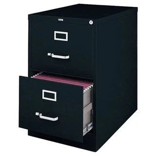 Classeur vertical commercial Hirsh à 2 tiroirs pour documents grand format