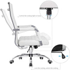 Chaise de bureau Homall nervurée Chaise de bureau d'ordinateur