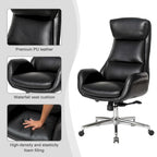 Chaise de bureau en similicuir - Pivotante - Plusieurs coloris